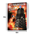Scheda audio per il compleanno di Doctor Who Dalek