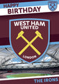 West Ham FC Birthday Sound Card