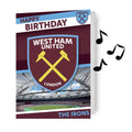 West Ham FC Birthday Sound Card