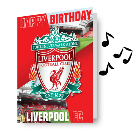 Liverpool FC 'Happy Birthday' Sound Card