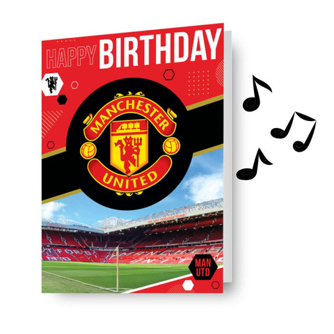 Scheda audio di compleanno di Man Utd Crest