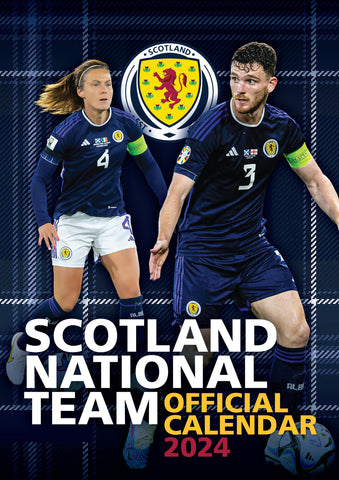 Scottish National Football 2024 A3 Calendar