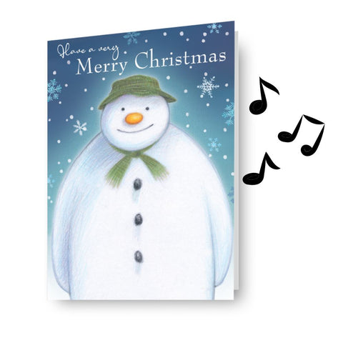 The Snowman Christmas Sound Card