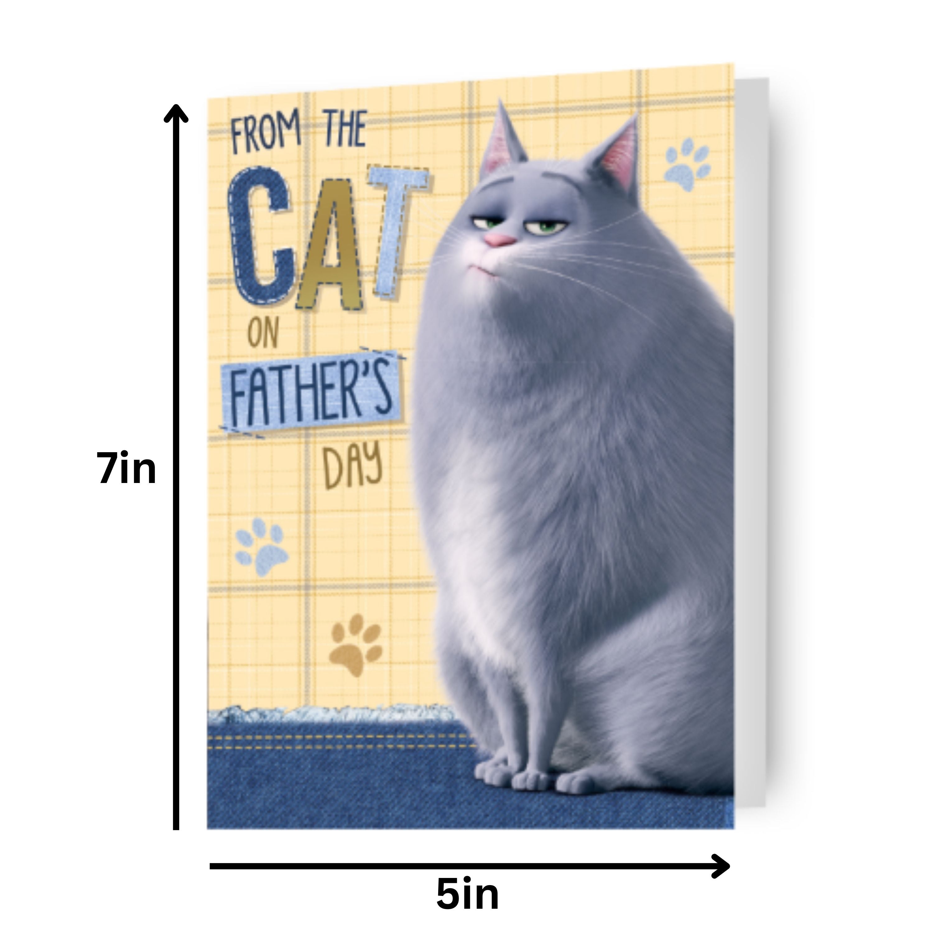 The Secret Life of Pets Father's Day Card 'From The Cat' – Danilo Promotions