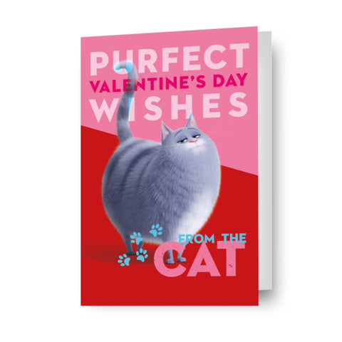 The Secret Life Of Pets Valentine's Day Card 'From The Cat'