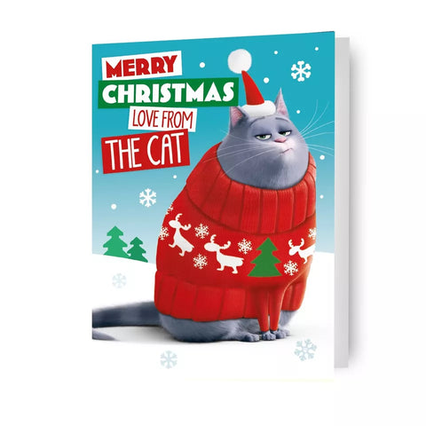 Secret Life of Pets From The Cat Christmas Card