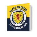 Scotland FC Birthday Card