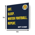 Scotland FC Birthday Card