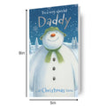 The Snowman Daddy Christmas Card