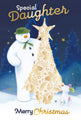 The Snowman Christmas Daughter Card