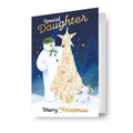 The Snowman Christmas Daughter Card