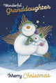 The Snowman Christmas Granddaughter Card