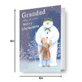 The Snowman Grandad Christmas Card