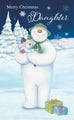 The Snowman Daughter Christmas Card