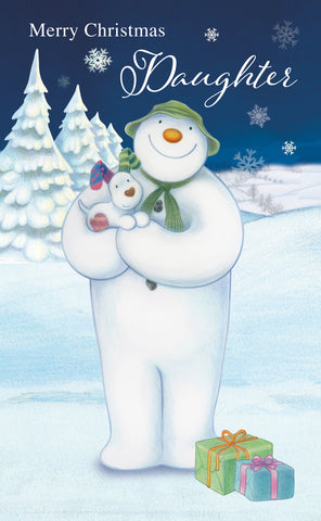 The Snowman Daughter Christmas Card