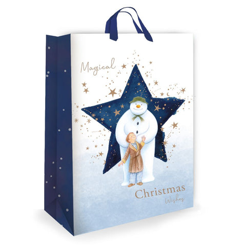 The Snowman Christmas Medium Gift Bag