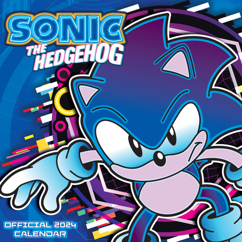 Sonic The Hedgehog 2024 Square Calendar