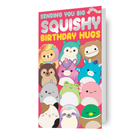 Squishmallows 'Big Squishy Birthday Hugs' Birthday Card