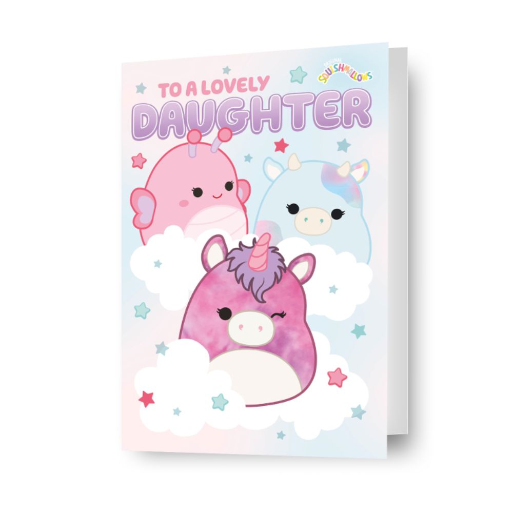 Squishmallows 'Daughter' Birthday Card