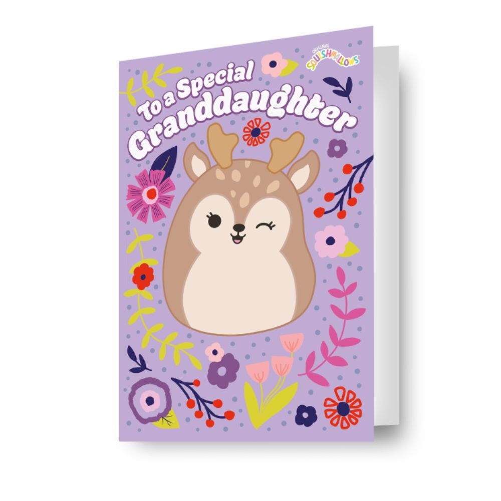 Squishmallows Granddaughter Birthday Card