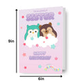 Squishmallows 'Sister' Birthday Card