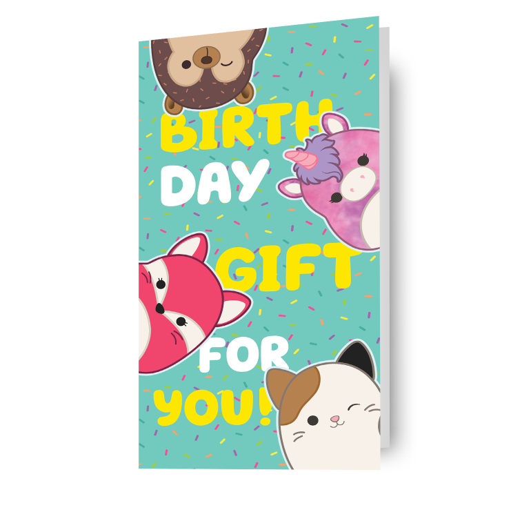 Squishmallows Birthday Money Wallet