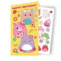 Squishmallows Sticker Birthday Card