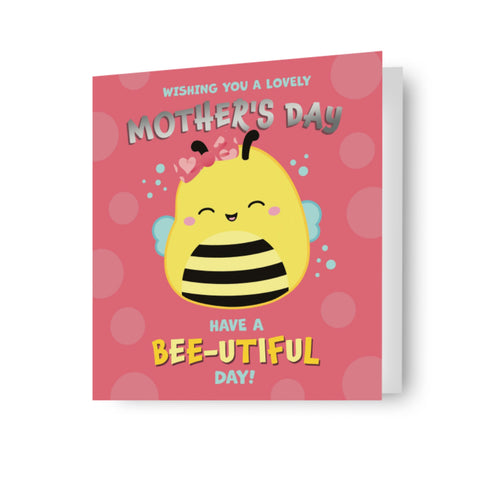 Squishmallows Bee-Utiful Mother's Day Card