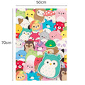 Squishmallows 2 Sheets & 2 Tags Gift Wrap