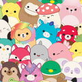 Squishmallows 2 Sheets & 2 Tags Gift Wrap
