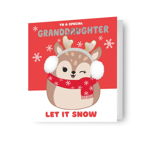 Squishmallows Granddaughter Christmas Card