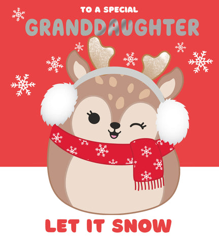 Squishmallows Granddaughter Christmas Card