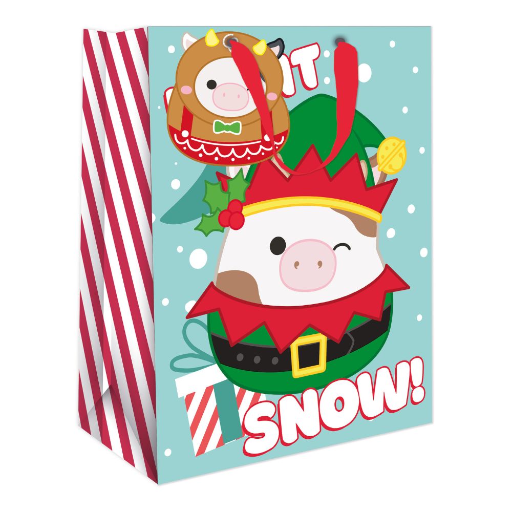 Squishmallows Christmas Medium Gift Bag