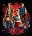 Stranger Things Birthday Card