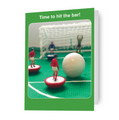 Subbuteo 'Hit The Bar' Birthday Card