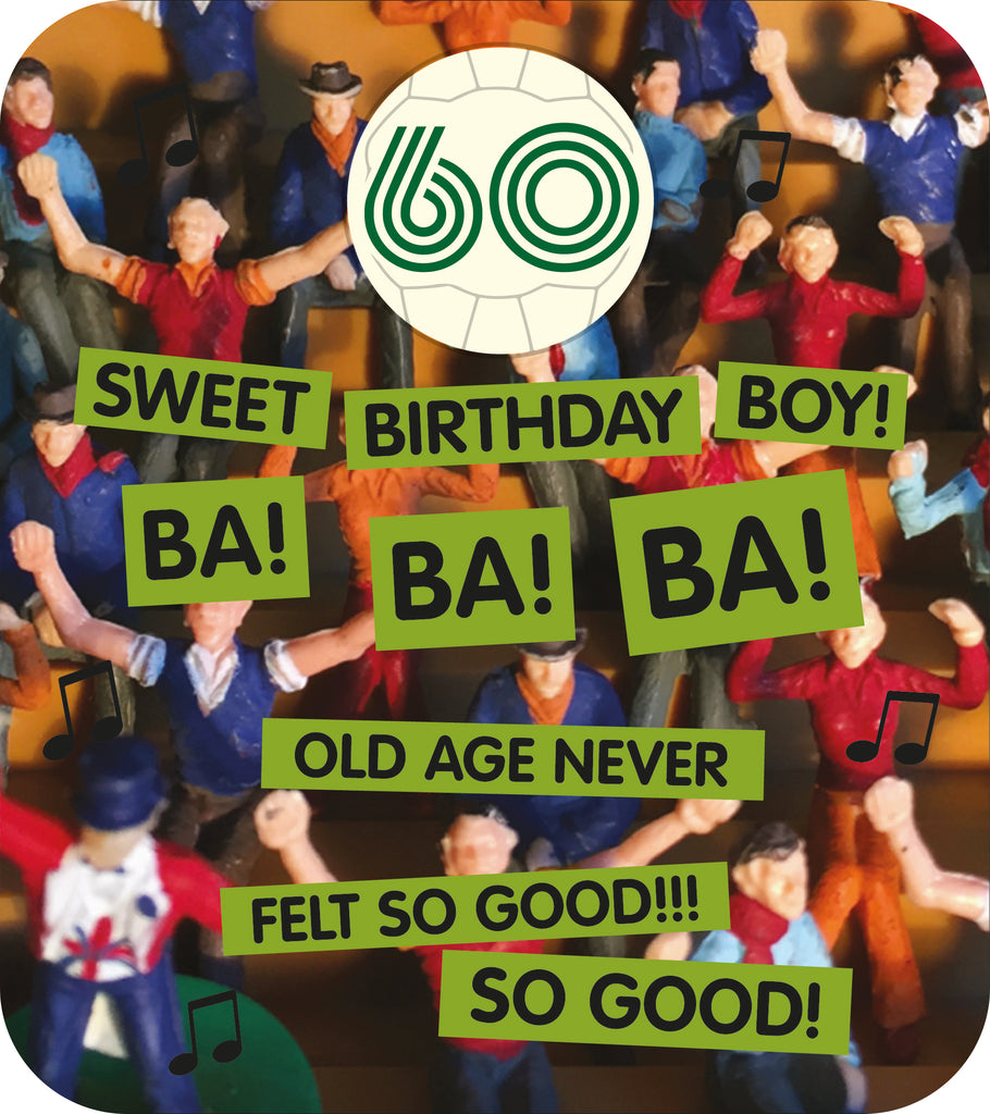 Subbuteo Age 60 Birthday Card