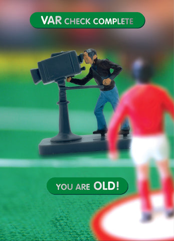 Subbuteo Birthday Card