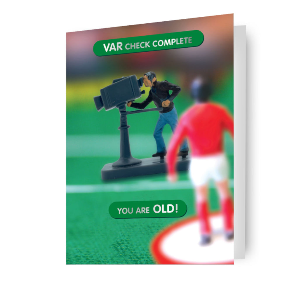 Subbuteo Birthday Card