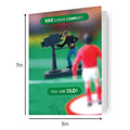 Subbuteo Birthday Card