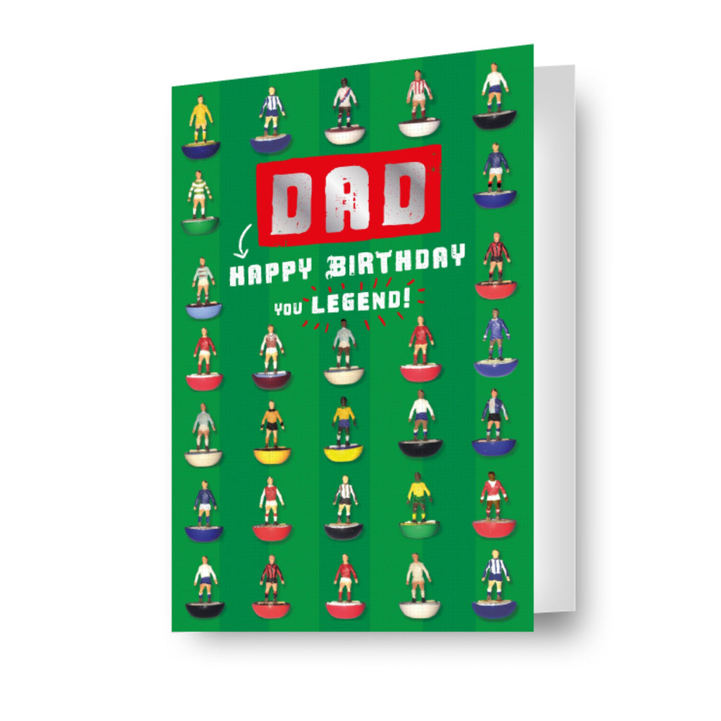 Subbuteo Dad Birthday Card