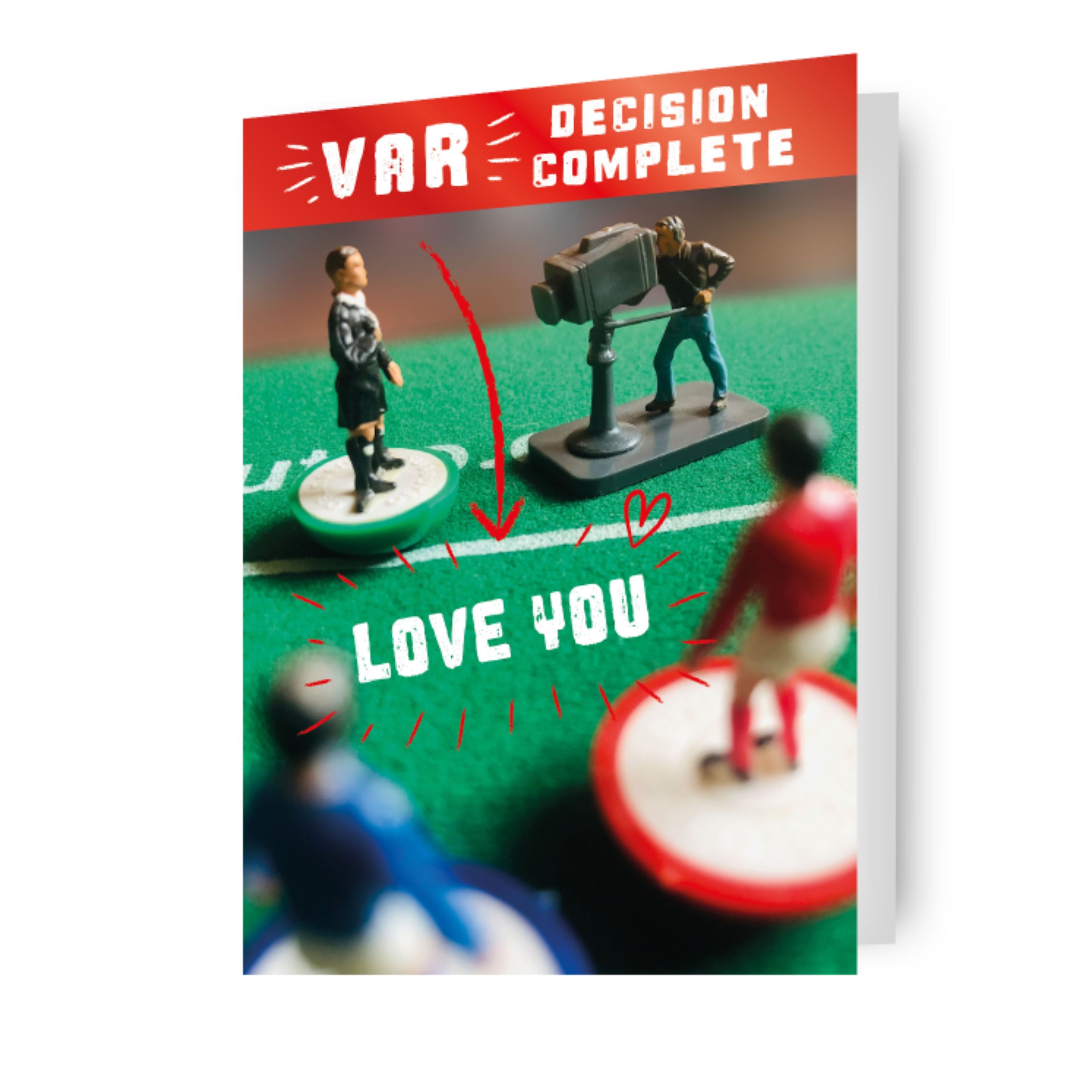 Subbuteo Valentine's Day Card – Danilo Promotions