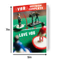 Subbuteo Valentine's Day Card