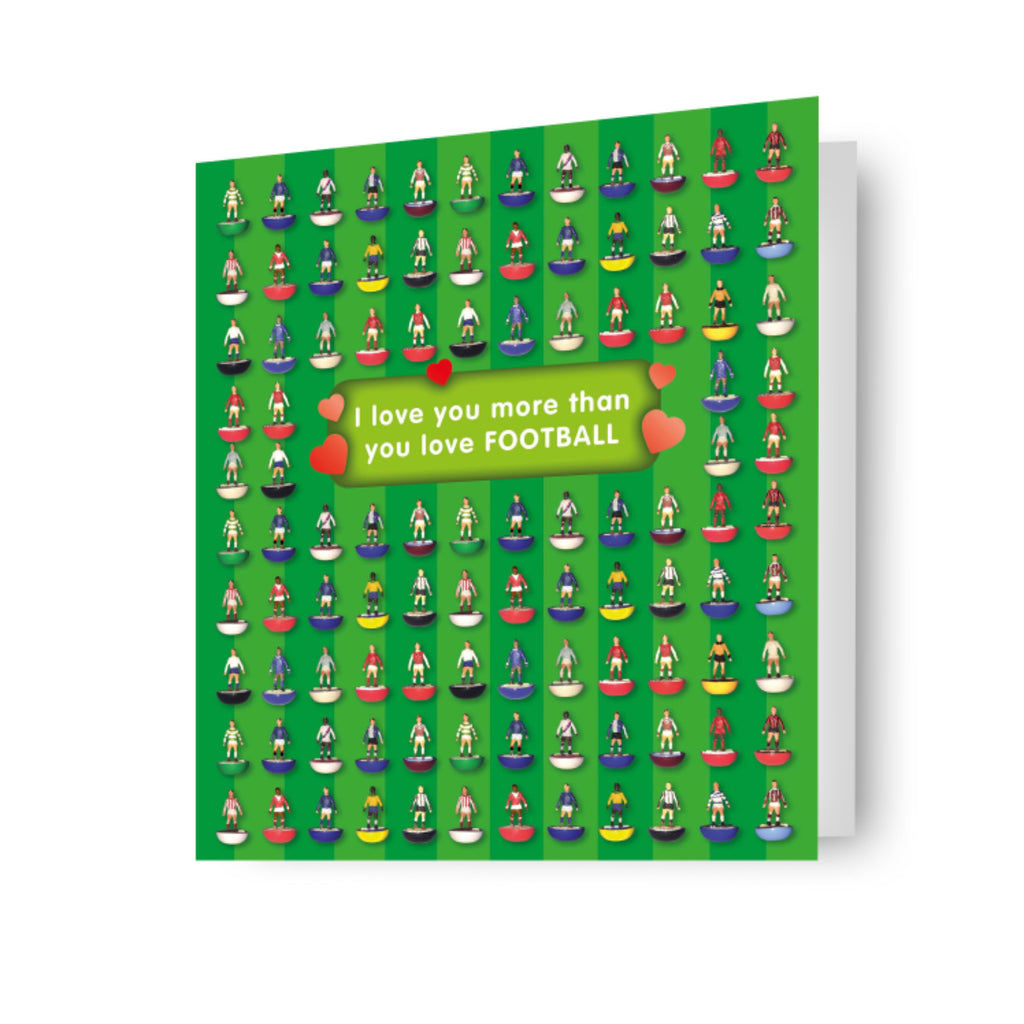 Subbuteo Football Valentine's Day Card