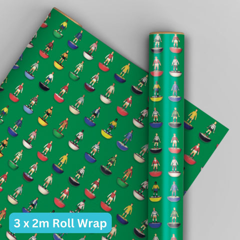 Subbuteo 2m Gift Wrap Roll - 3 Pack Bundle