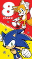 Sonic the Hedgehog Age 8 Birthday Card