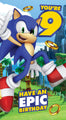 Sonic the Hedgehog Age 9 Birthday Card