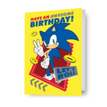 Sonic the Hedgehog 'Awesome Birthday' Card