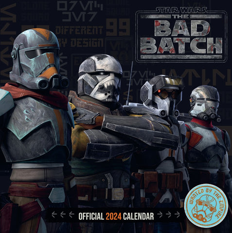 Star Wars: Bad Batch 2024 Square Calendar
