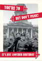 Dad's Army Personalised 'Don't Panic' Age Birthday Card