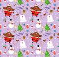 Hey Duggee Personalised Christmas Snowflake Wrapping Paper